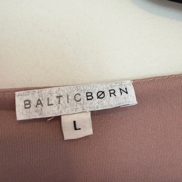 Baltic Born Poppy Satin Tie-Front Midi Dress - Picture 6 of 10